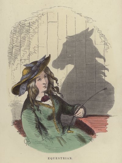 Lovas (színes metszet) alkotó: Charles Henry Bennett