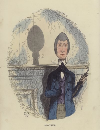 Spoony (színes gravírozás) alkotó: Charles Henry Bennett