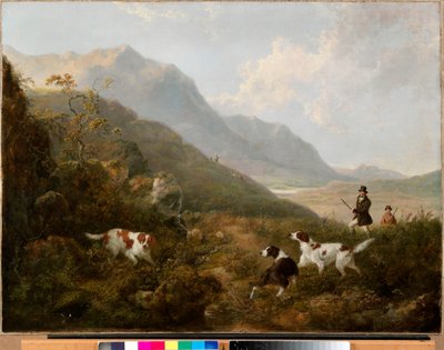 Grouse Shooting in the Highlands alkotó: Charles Henry Schwanfelder