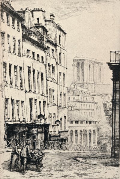 „Rue de la Montagne-Ste Genevieve”, 1915 alkotó: Charles Heyman