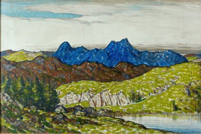 Langdale Pikes, 1917 alkotó: Charles John Holmes