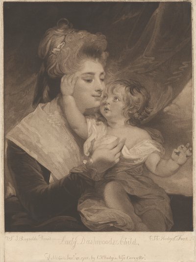 Lady Dashwood & Child alkotó: Charles Howard Hodges