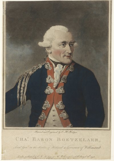 Carel Baron van Boetzelaer portréja alkotó: Charles Howard Hodges
