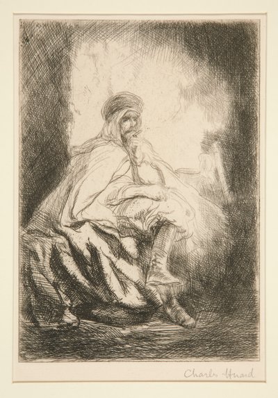 Algériai szpáhi egy pincében alkotó: Charles Huard