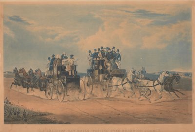 Edzés: The Brighton Day Mails, áthaladva a Hookwood Common felett alkotó: Charles Hunt