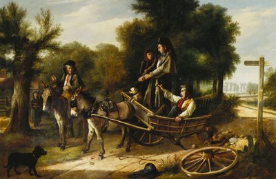 Baleset az útkereszteződésben, 1880 alkotó: Charles Hunt