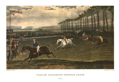 „Vale of Aylesbury Steeple Chase”, 4. tábla, c1836, c1955 alkotó: Charles Hunt