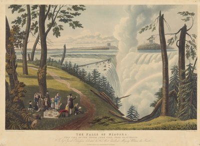 Niagara-vízesés alkotó: Charles Hunt after James Pattison Cockburn