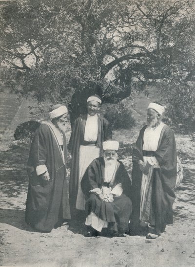 Druse Chiefs, c1913 alkotó: Charles J. S. Makin