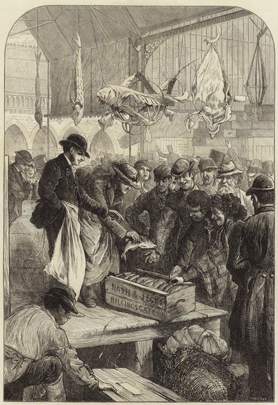 Halárverés a Columbia piacon alkotó: Charles J. Staniland