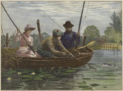 Horgászat a Norfolk Broads-on alkotó: Charles J. Staniland