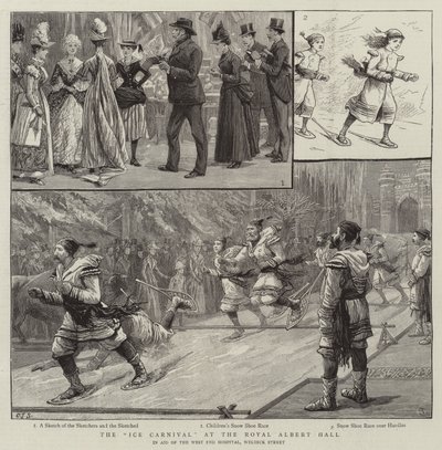 Jégkarnevál a Royal Albert Hallban alkotó: Charles J. Staniland