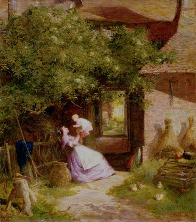 Anya és gyermek alkotó: Charles James Lewis