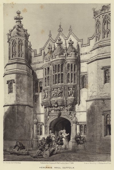 Hengrave Hall, Suffolk alkotó: Charles James Richardson