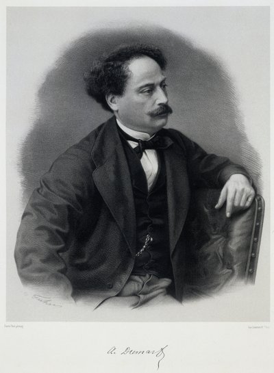 Alexandre Dumas, fils 1824-1895, 19. század közepe. alkotó: Charles-Jeremie Fuhr