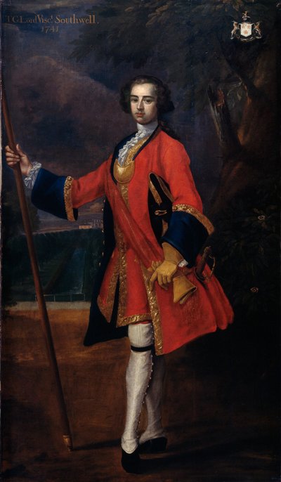 Thomas George Southwell hadnagy, Coldstream Guards, 1739 alkotó: Charles Jervas