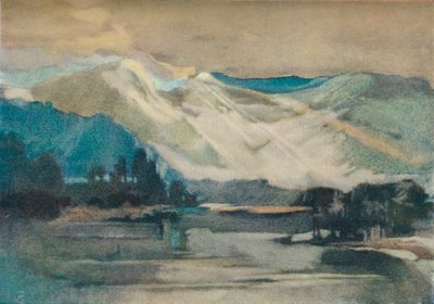 „A Shuswap tavon”, 1911 alkotó: Charles John Collings