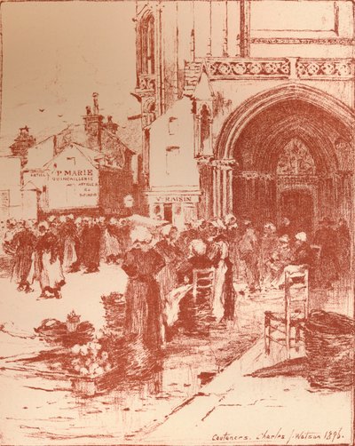 „Coutances”, 1896, 1897 alkotó: Charles John Watson