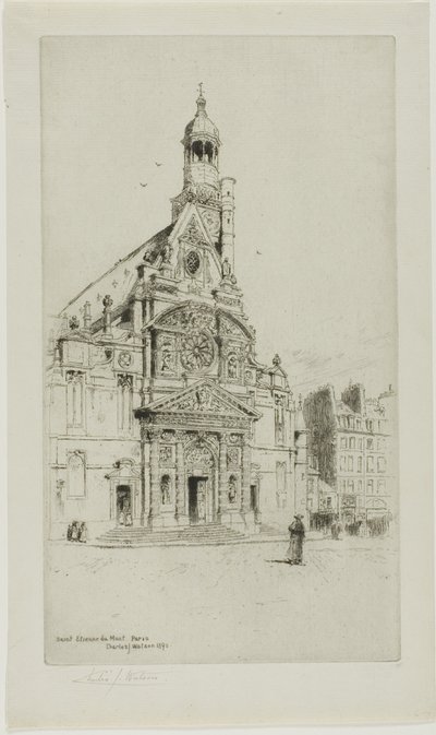 St. Etienne du Mont, Párizs alkotó: Charles John Watson