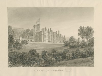 Ilam: szépia rajz alkotó: Charles Joseph Hullmandel