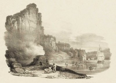 "Szent Vincent szikla Bristol közelében" RMG PY6092 alkotó: Charles Joseph Hullmandel