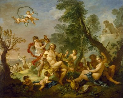 Bacchanáli alkotó: Charles Joseph Natoire