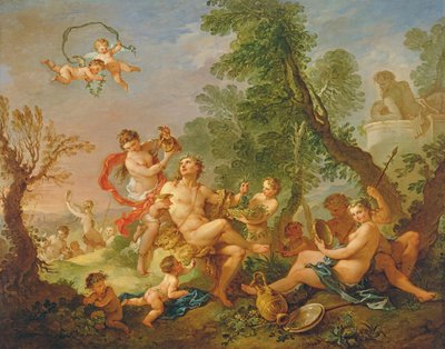 Bacchanal, 1747 körül alkotó: Charles Joseph Natoire