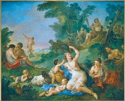Le triomphe de Bacchus - Bacchus diadala ... alkotó: Charles Joseph Natoire