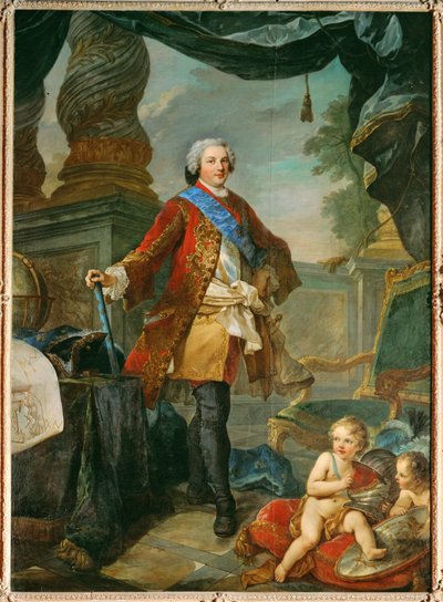 Louis of France, Dauphin, son of Louis XV ... (festmény, vászon) alkotó: Charles Joseph Natoire