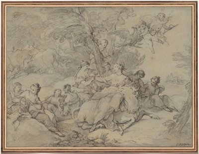 Európa megerőszakolása, 1731. alkotó: Charles Joseph Natoire