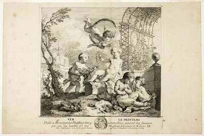 Tavasz, egy lemez a The Four Seasons-ból alkotó: Charles Joseph Natoire