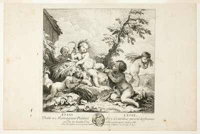 Nyári, második lemez a Négy évszakból alkotó: Charles Joseph Natoire