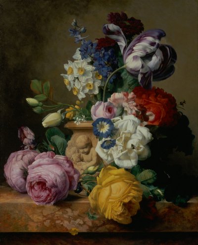 Virágcsendélet alkotó: Charles Joseph Node