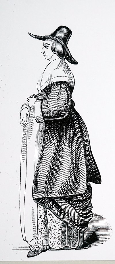 Londoni polgár felesége a puritán időkben alkotó: Charles Knight