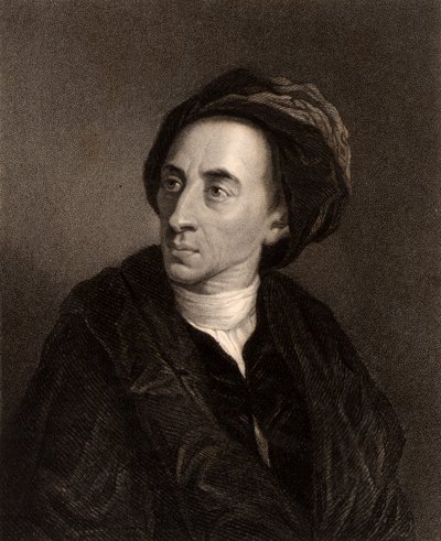 Alexander Pope portréja alkotó: Charles Knight
