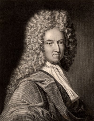Daniel Defoe portréja (nyomtatás) alkotó: Charles Knight