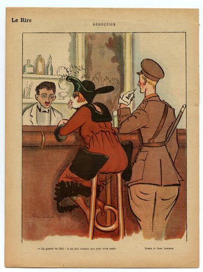 A vörös nevetés, színekben szatirikus alkotó: Charles Laborde