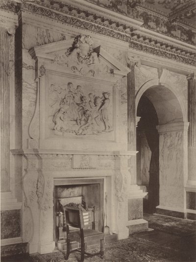 Houghton, Norfolk, Étkező Chimney Piece alkotó: Charles Latham