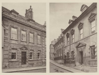 Házak: Stamford, Lincolnshire, High Street, St Martins, Barn Hill alkotó: Charles Latham