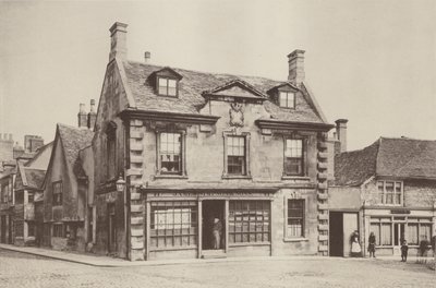 Házak Stamfordban, Lincolnshire, Market Place alkotó: Charles Latham