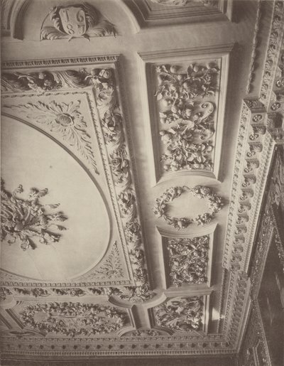 Melton Constable, a szalon mennyezete alkotó: Charles Latham