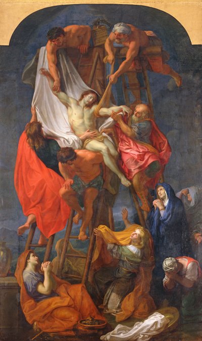 Leszállás a keresztről, 1680 körül alkotó: Charles Le Brun