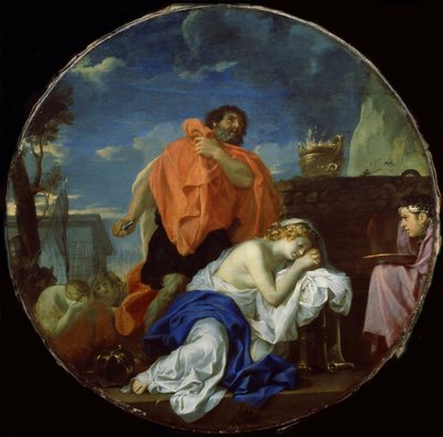 Jefták áldozata alkotó: Charles Le Brun