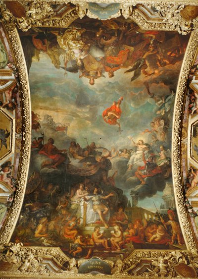 XIV. Lajos egyedül kormányoz ... alkotó: Charles Le Brun