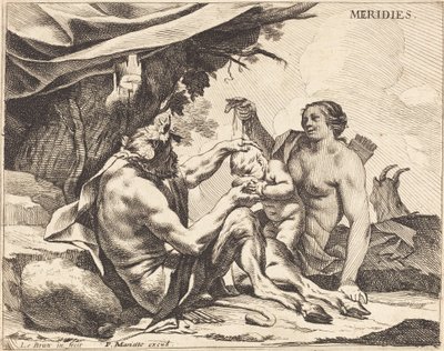 Meridiák (délben) alkotó: Charles Le Brun