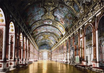 Tükörterem Versailles-ban alkotó: Charles & Le Vau Louis (1612 70) Le Brun