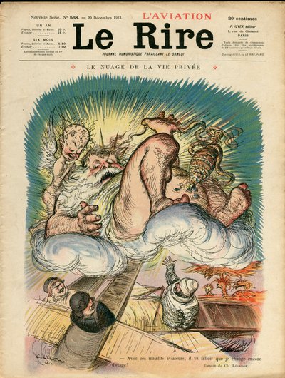 „A nevetés” címlapja, színekben szatirikus alkotó: Charles Leandre
