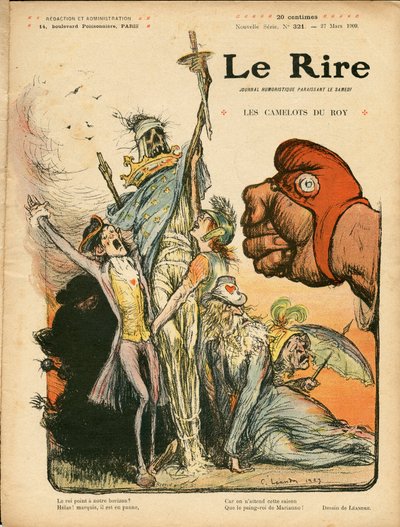 A „The Laughter” címlapja, 321. szám, Satirical en Couleurs alkotó: Charles Leandre