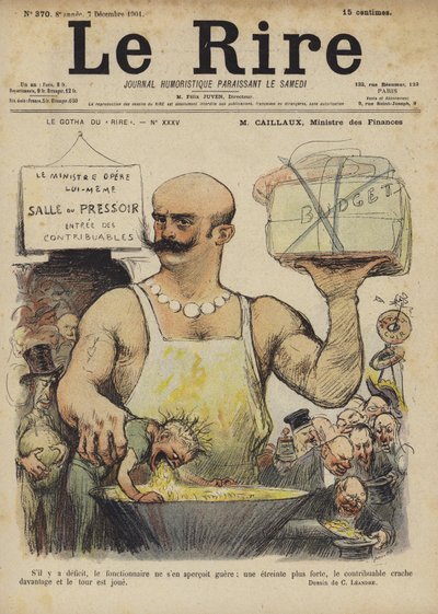 Illusztráció Le Rire alkotó: Charles Leandre