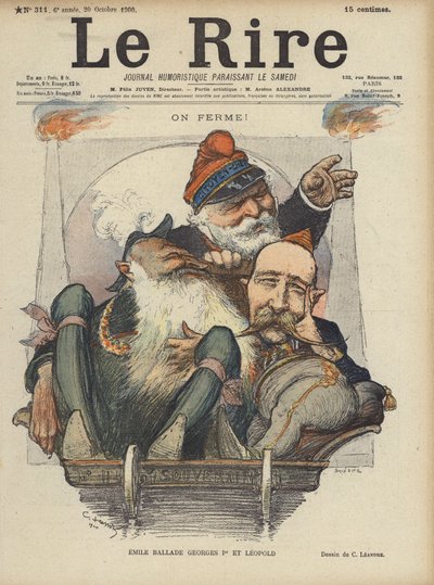 Illusztráció Le Rire alkotó: Charles Leandre